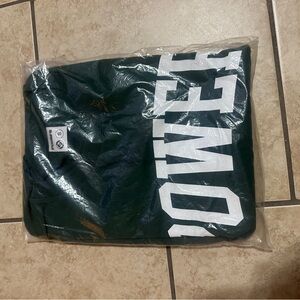 POWERS Dark Green T shirt with White Lettering